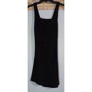 Joule Medium Black Stretch Vintage Party Going Out Occasion Open Mini Dress